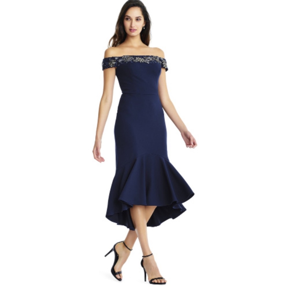 Aidan Mattox Off The Shoulder Dress